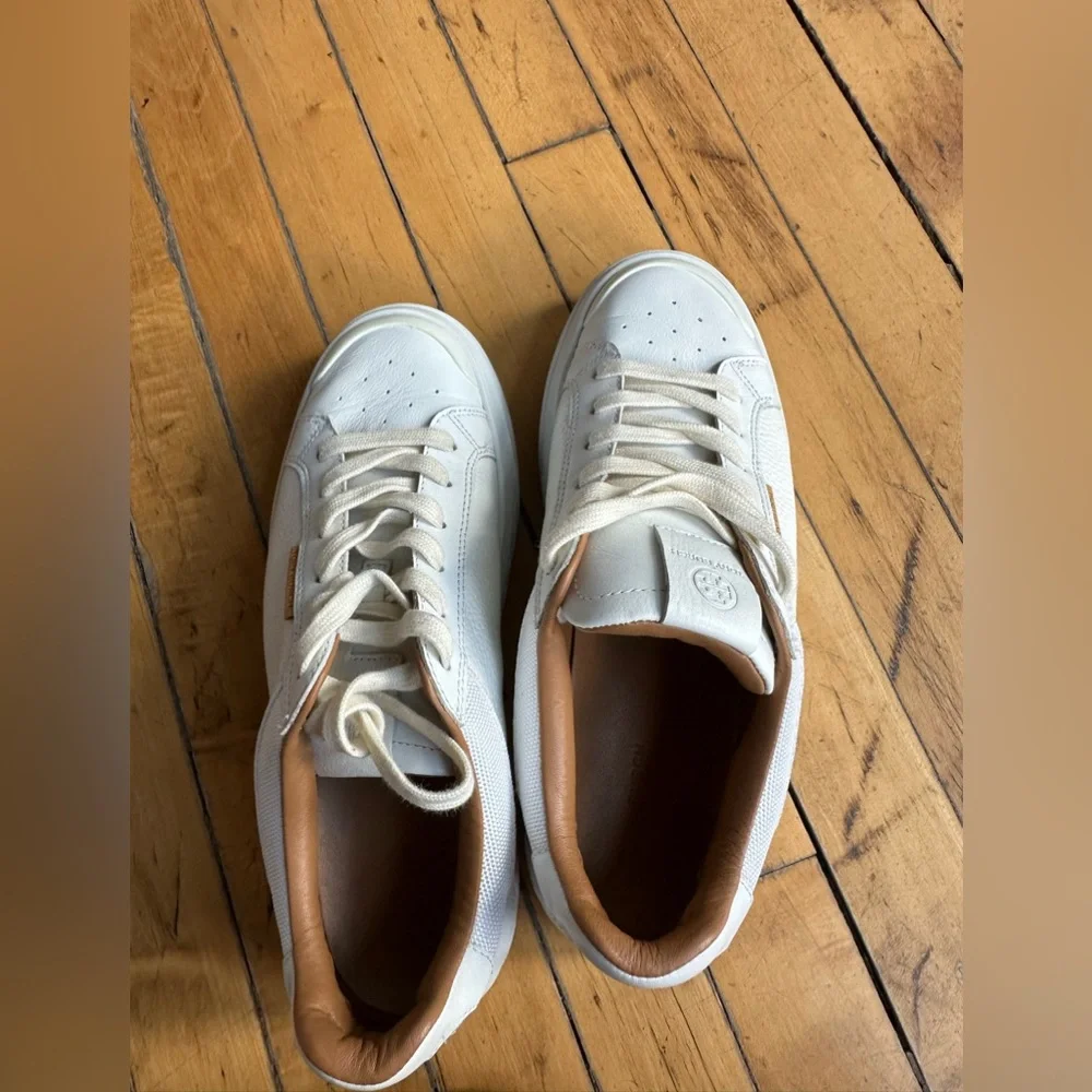 Tory Burch White Sneakers - Picture 2 of 7